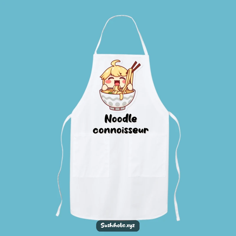 Funny Ramen Bowl Apron: Enthusiastic Chef for Noodle Lovers