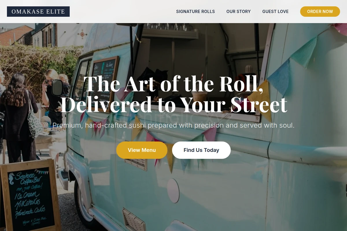 Hand-rolled Food Truck
