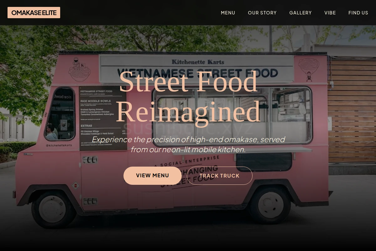 Neon Food Truck