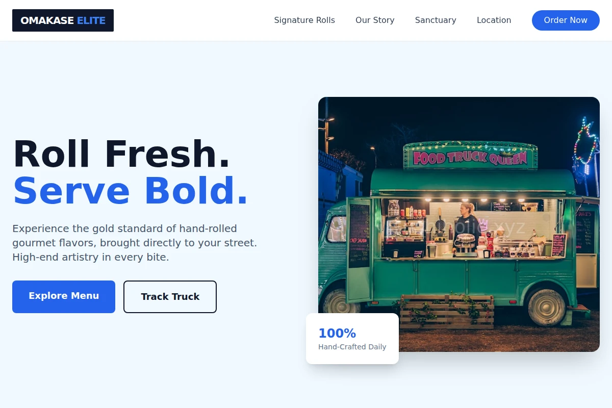 Hand-rolled Food Truck