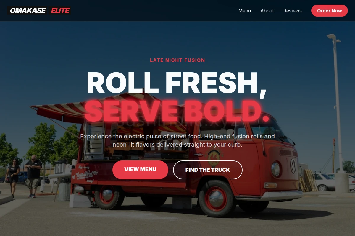 Neon Food Truck