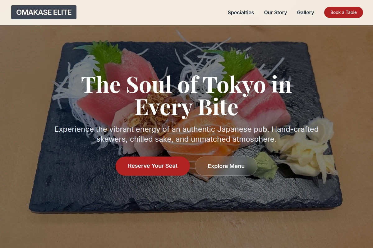 Izakaya Japanese Food