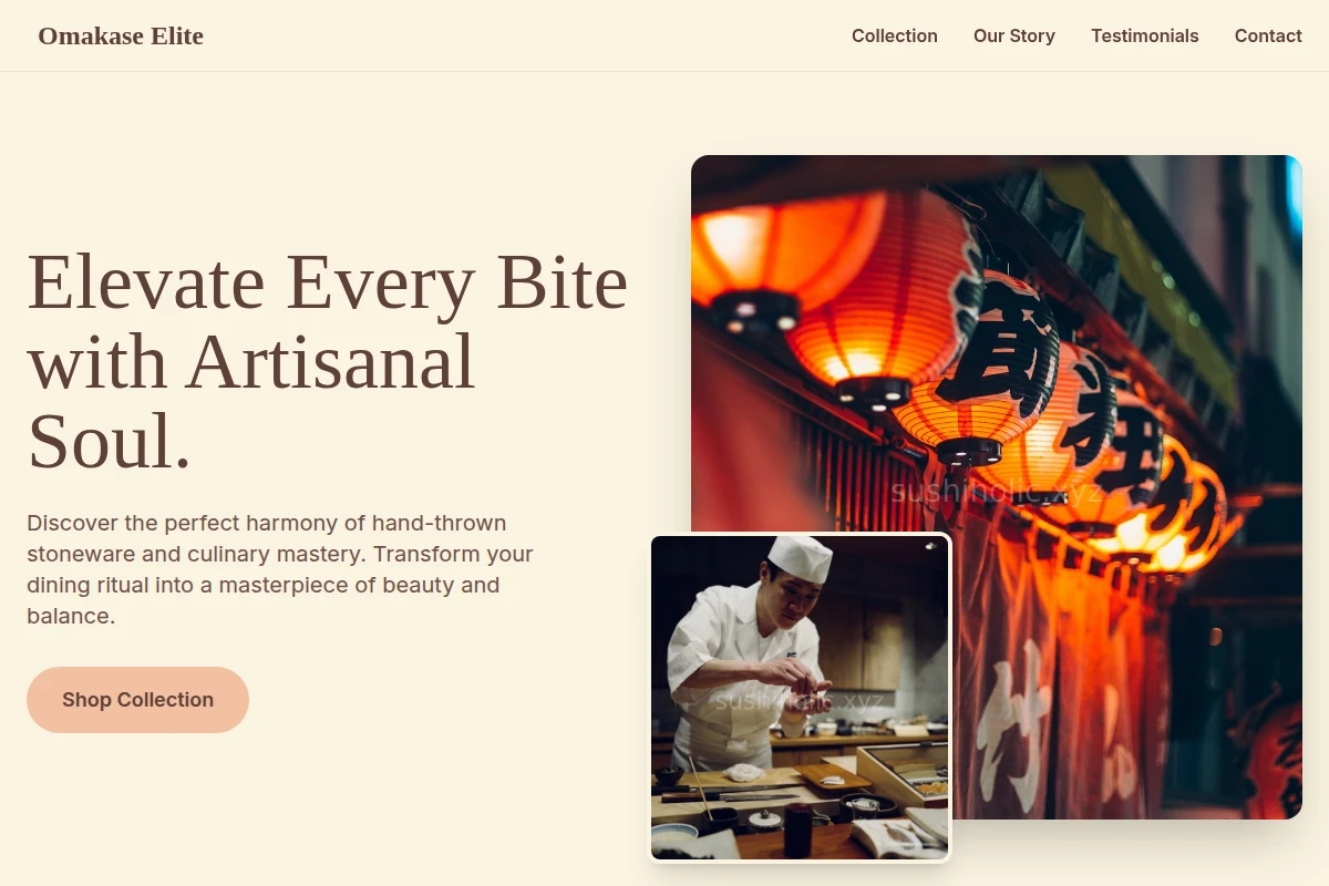 Ceramic Japanese Food