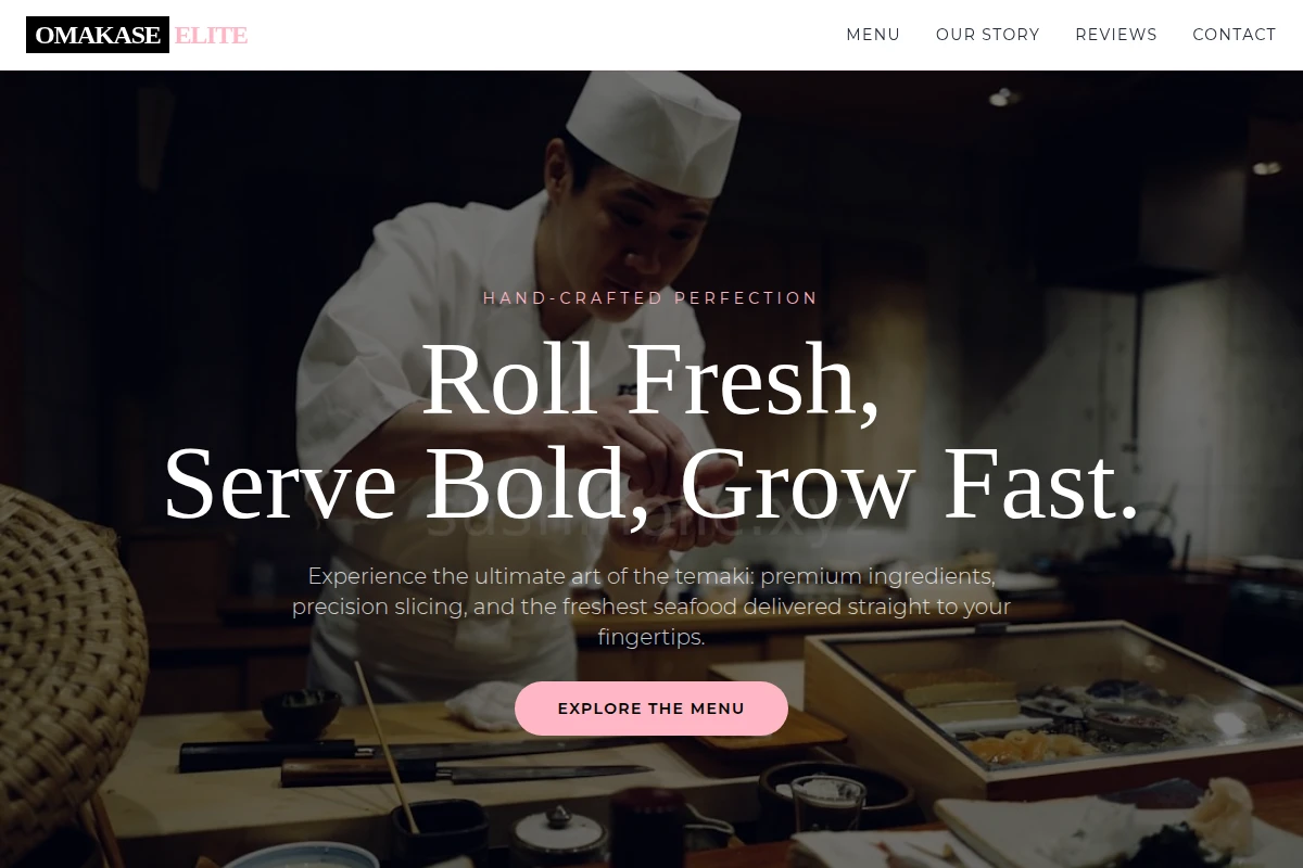 Hand-rolled Japanese Food