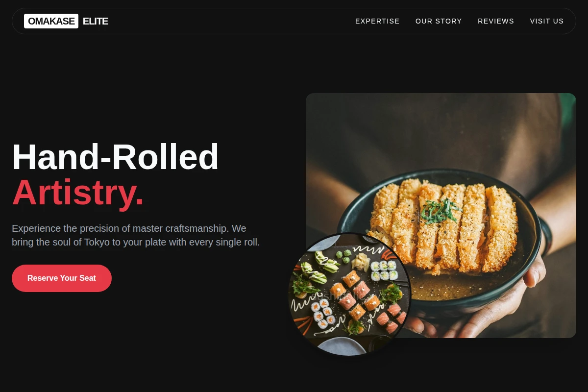 Hand-rolled Japanese Food