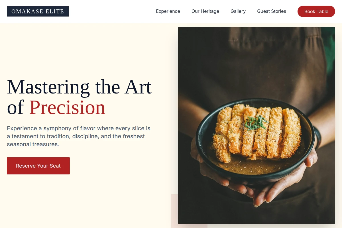 Precision Japanese Food