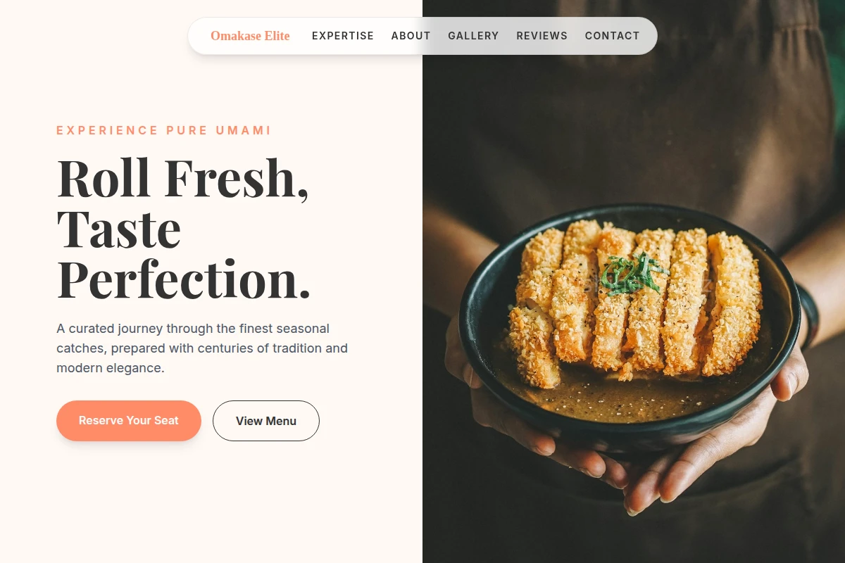 Minimalist Japanese Food
