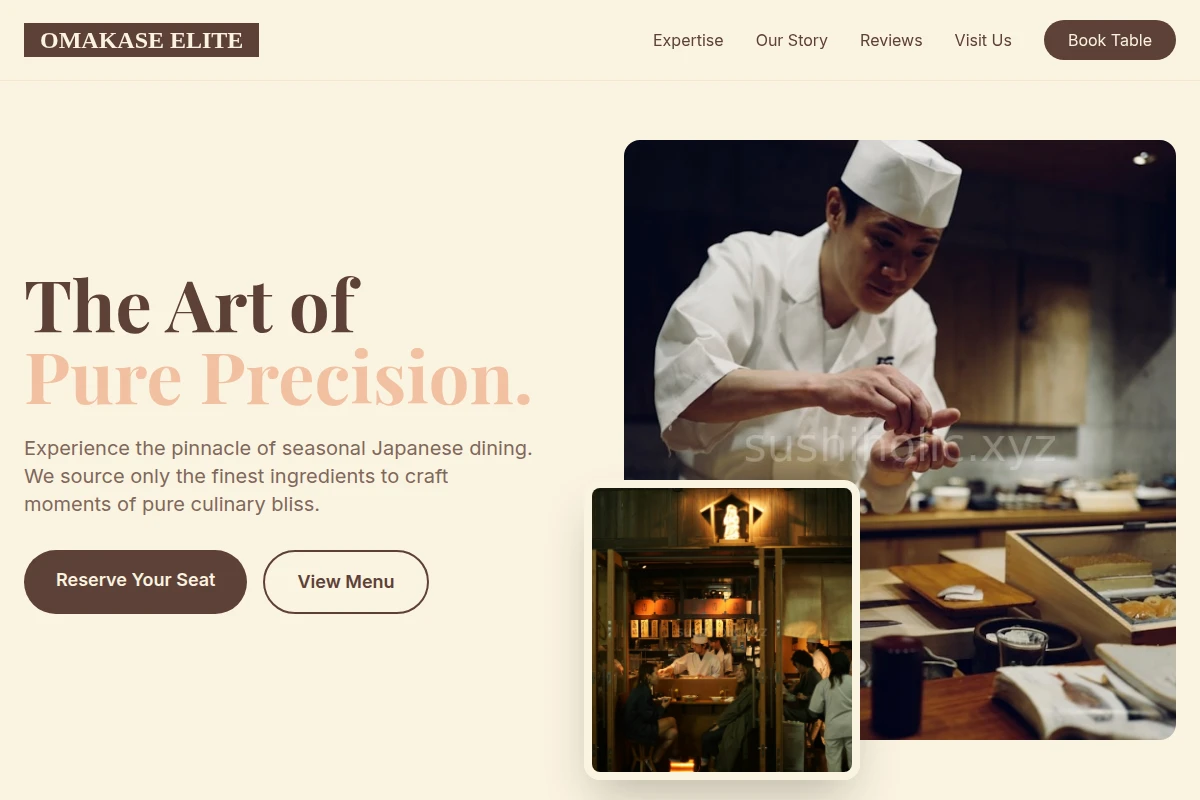 Minimalist Japanese Food