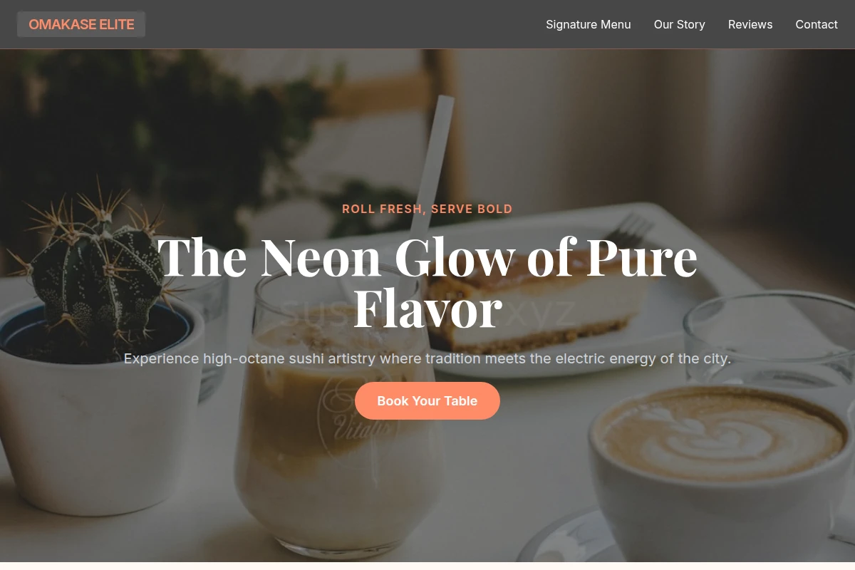 Neon Specialty Food