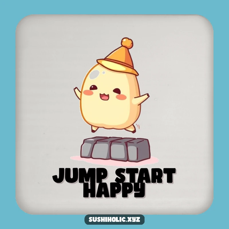 Funny Tamago Sushi Coaster Set - Mischievous Protection, Hilarious Foodie Gift