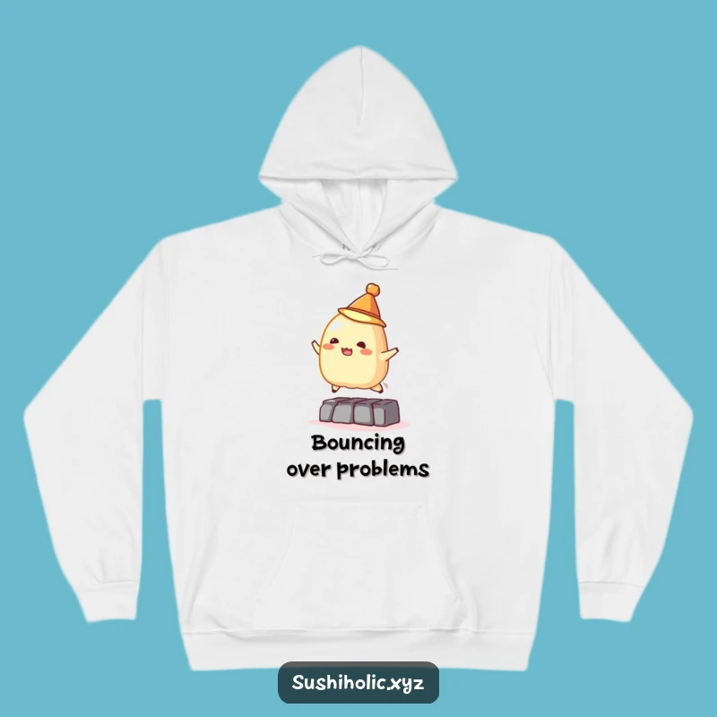 Cozy Funny Tamago Sushi Hoodie - Warm Mischievous Foodie Design, Humorous Gift