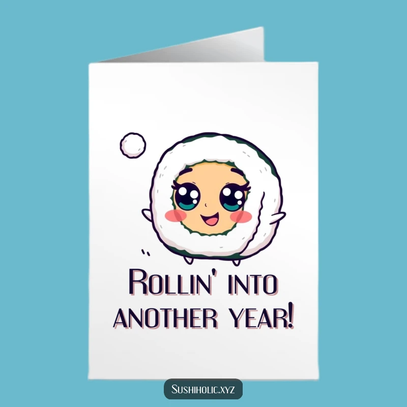 Free Printable Birthday Card: Googly Eye Maki Roll Fun, A Hilarious Downloadable Gift!