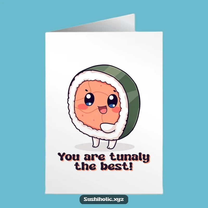 Congrats Free Printable Card: Happy Tuna Sushi, Hilarious Downloadable Gift