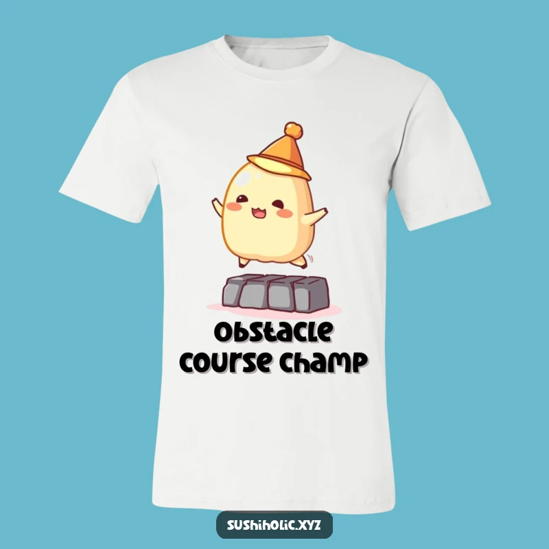 Funny Tamago Sushi Shirt - Mischievous Jumping Foodie Tee, Hilarious Gift