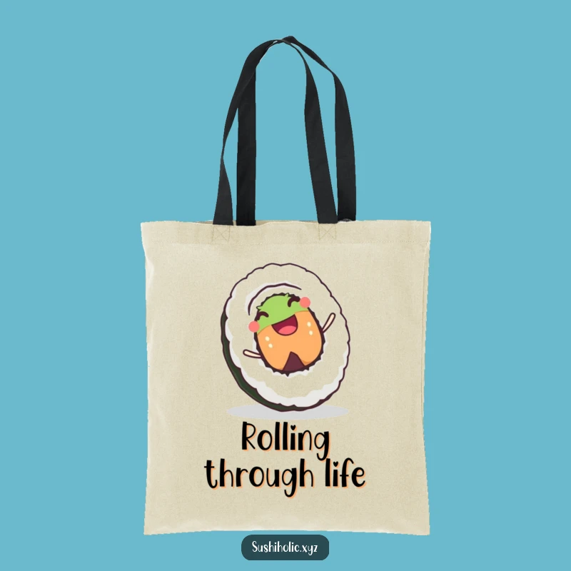 Funny Sushi Roll Tote Bag: Carry Your Joy & Snacks in Style